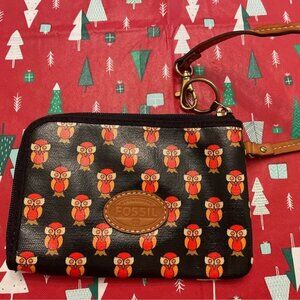 Fossil Owls Wristlet